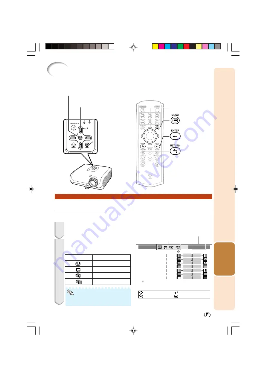 Sharp DT 500 - WXGA DLP Projector Operation Manual Download Page 42