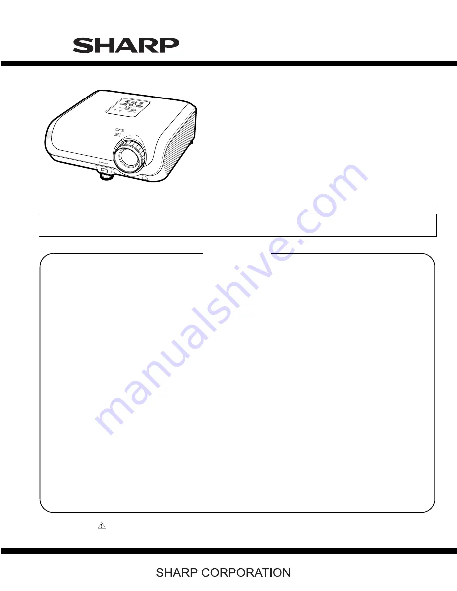 Sharp DT-510 Service Manual Download Page 1