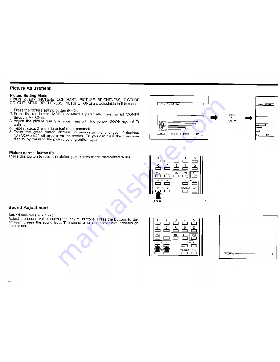 Sharp DV-25071S Operation Manual Download Page 11