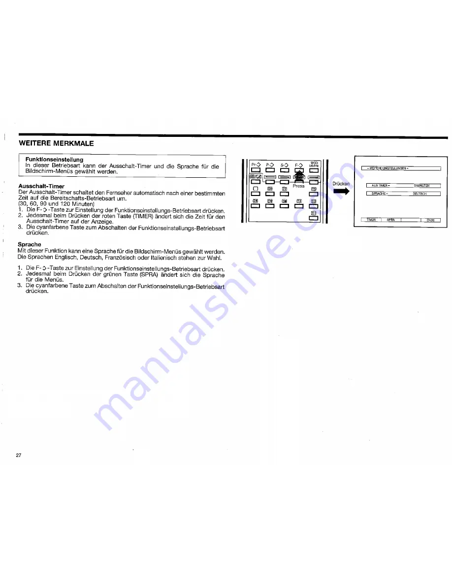 Sharp DV-25071S Operation Manual Download Page 27