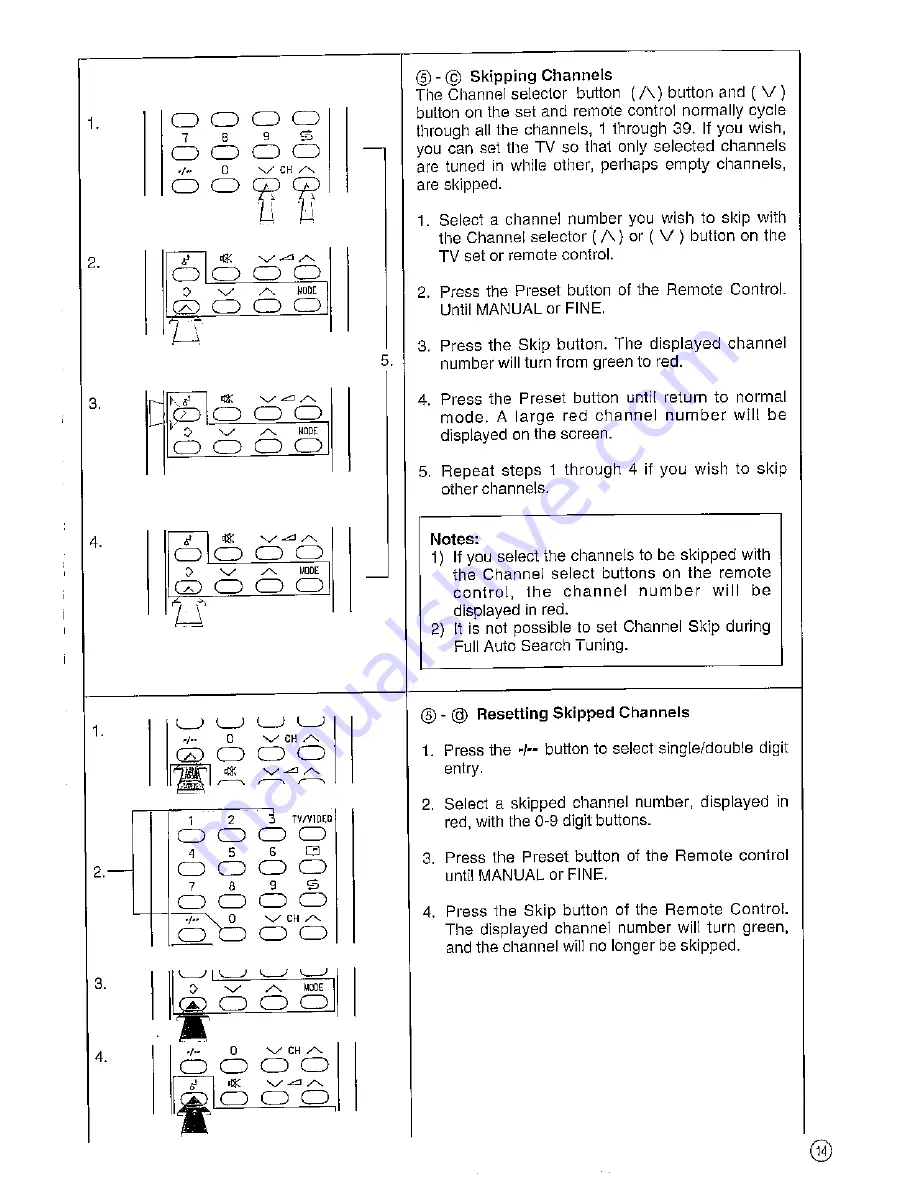 Sharp DV-3751S Operation Manual Download Page 15