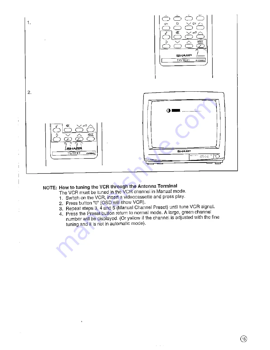 Sharp DV-3751S Operation Manual Download Page 17