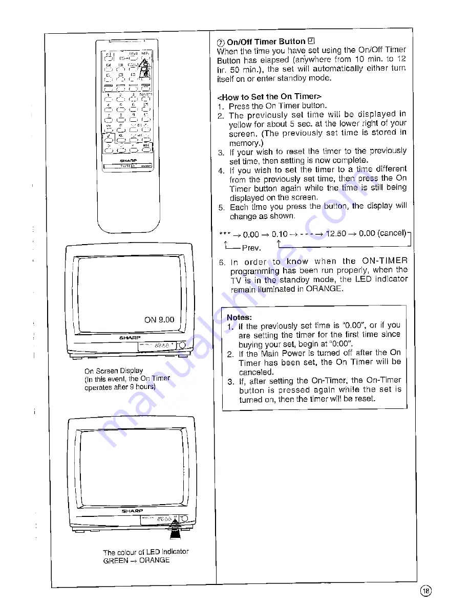 Sharp DV-3751S Operation Manual Download Page 19