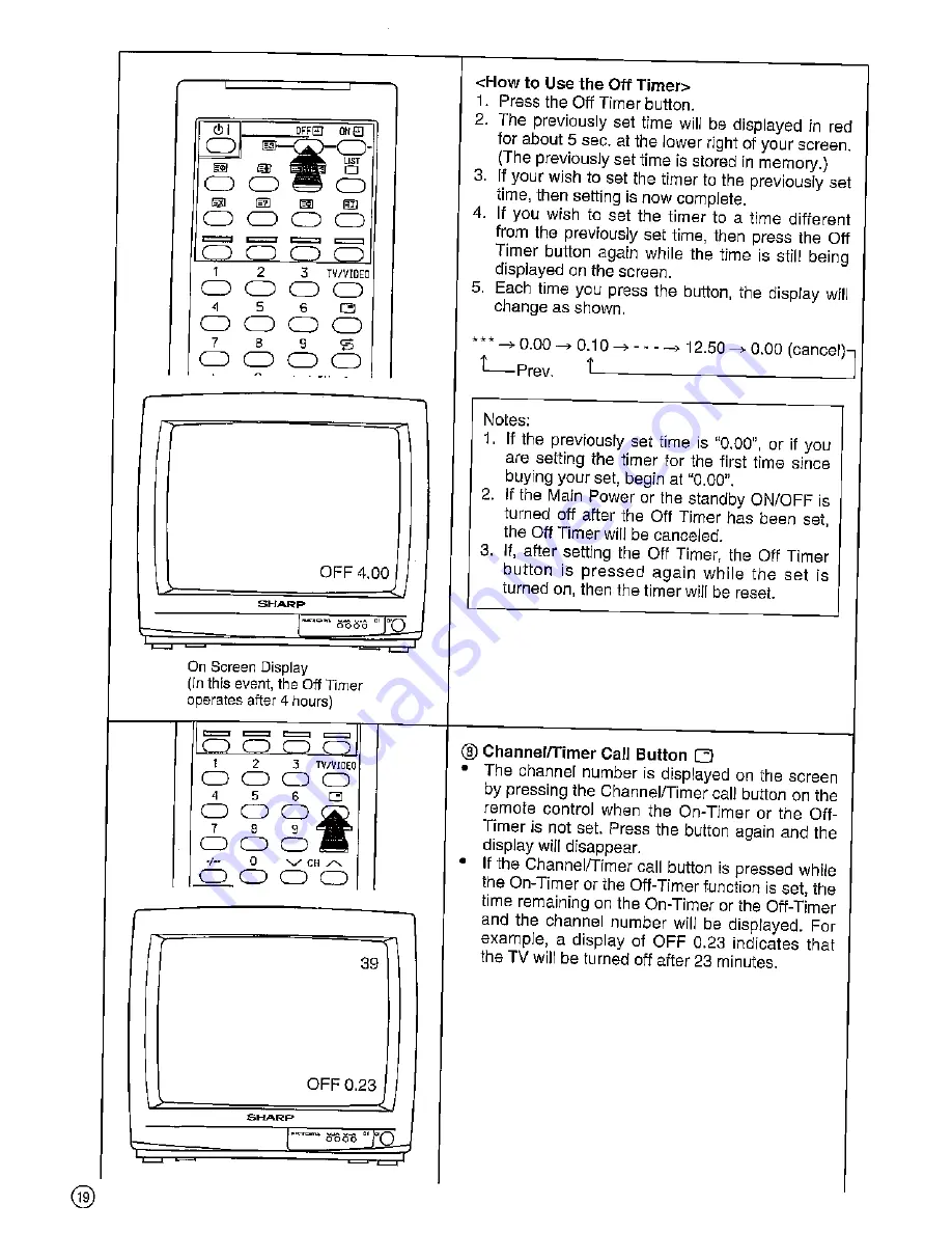 Sharp DV-3751S Operation Manual Download Page 20