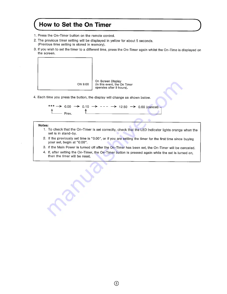 Sharp DV-5460S Operation Manual Download Page 10