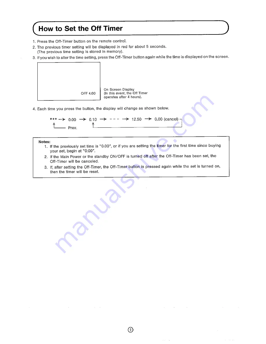 Sharp DV-5460S Operation Manual Download Page 11