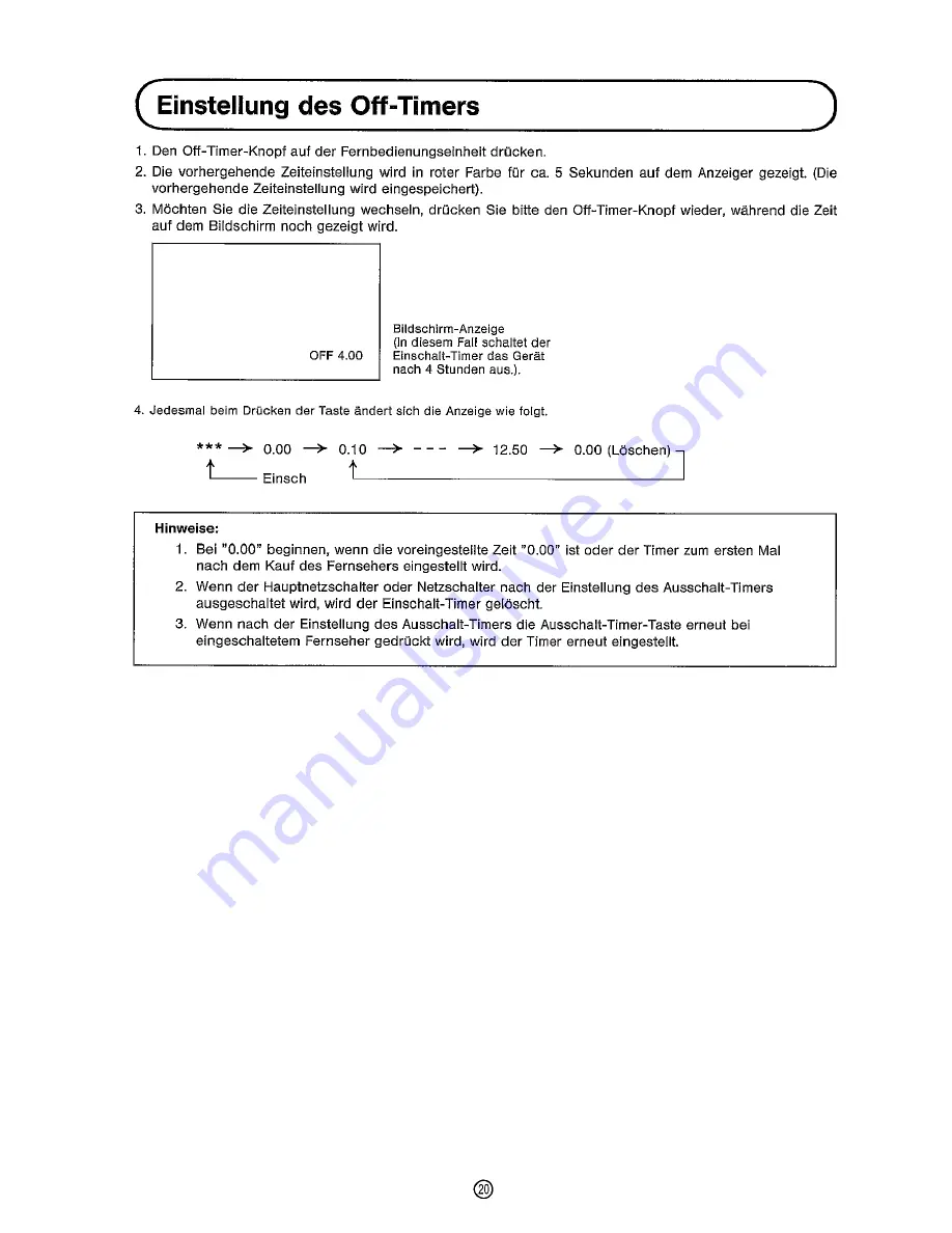 Sharp DV-5460S Operation Manual Download Page 22