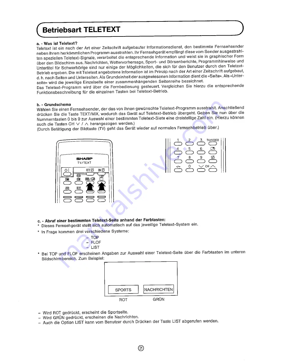 Sharp DV-5460S Operation Manual Download Page 23