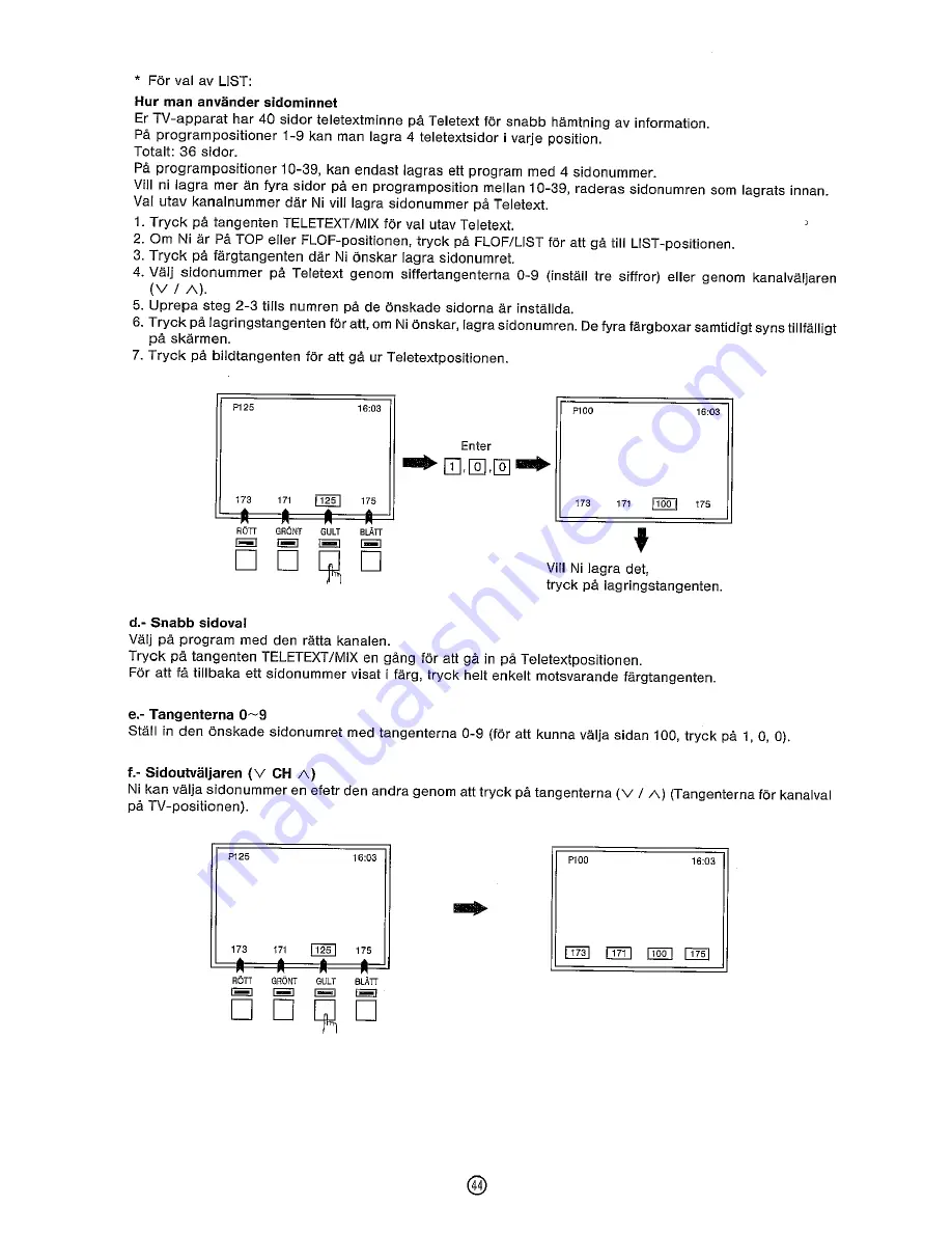 Sharp DV-5460S Operation Manual Download Page 46