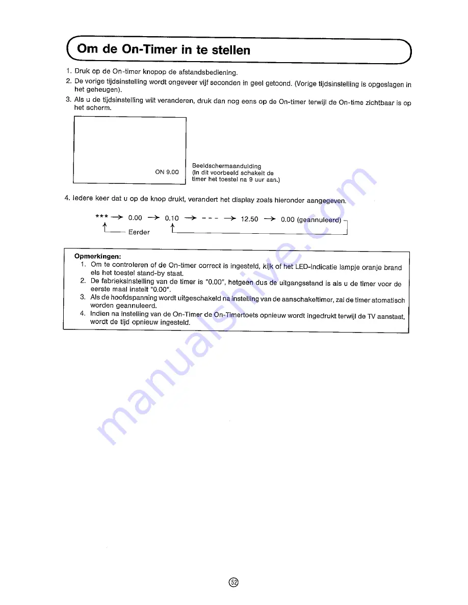 Sharp DV-5460S Operation Manual Download Page 54