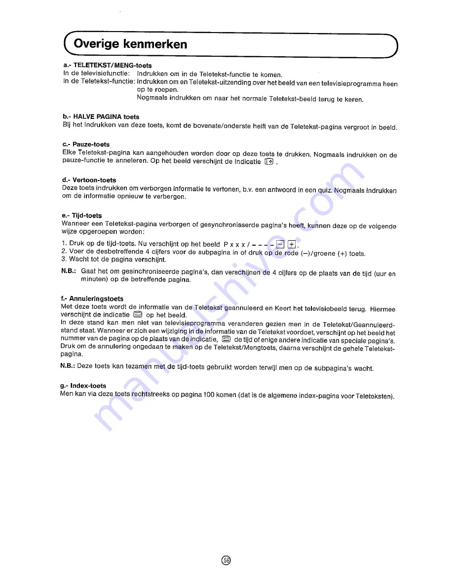 Sharp DV-5460S Operation Manual Download Page 58