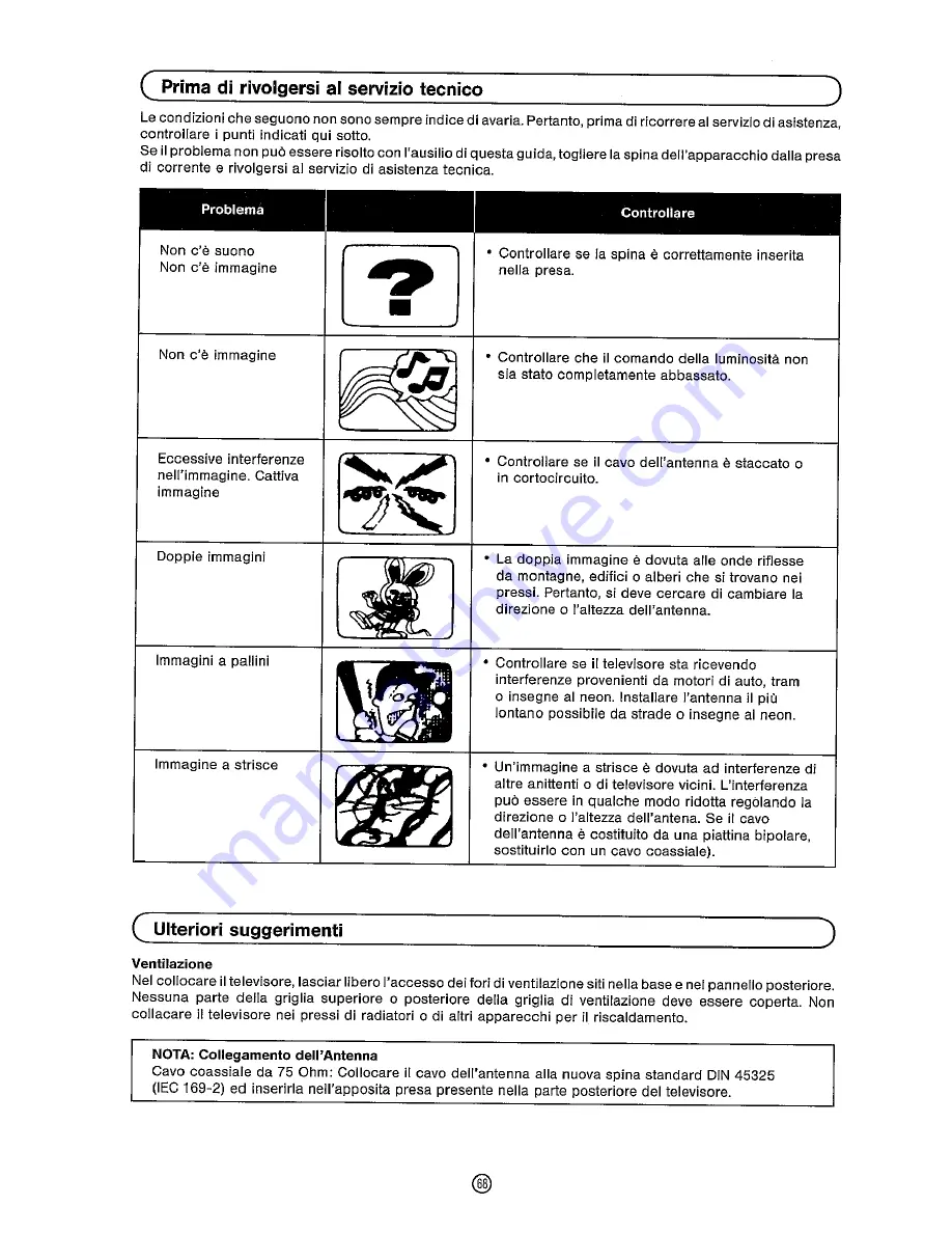 Sharp DV-5460S Operation Manual Download Page 70