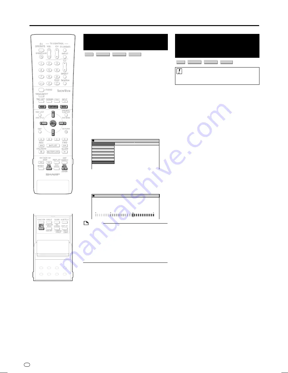 Sharp DV-HR300F Скачать руководство пользователя страница 40