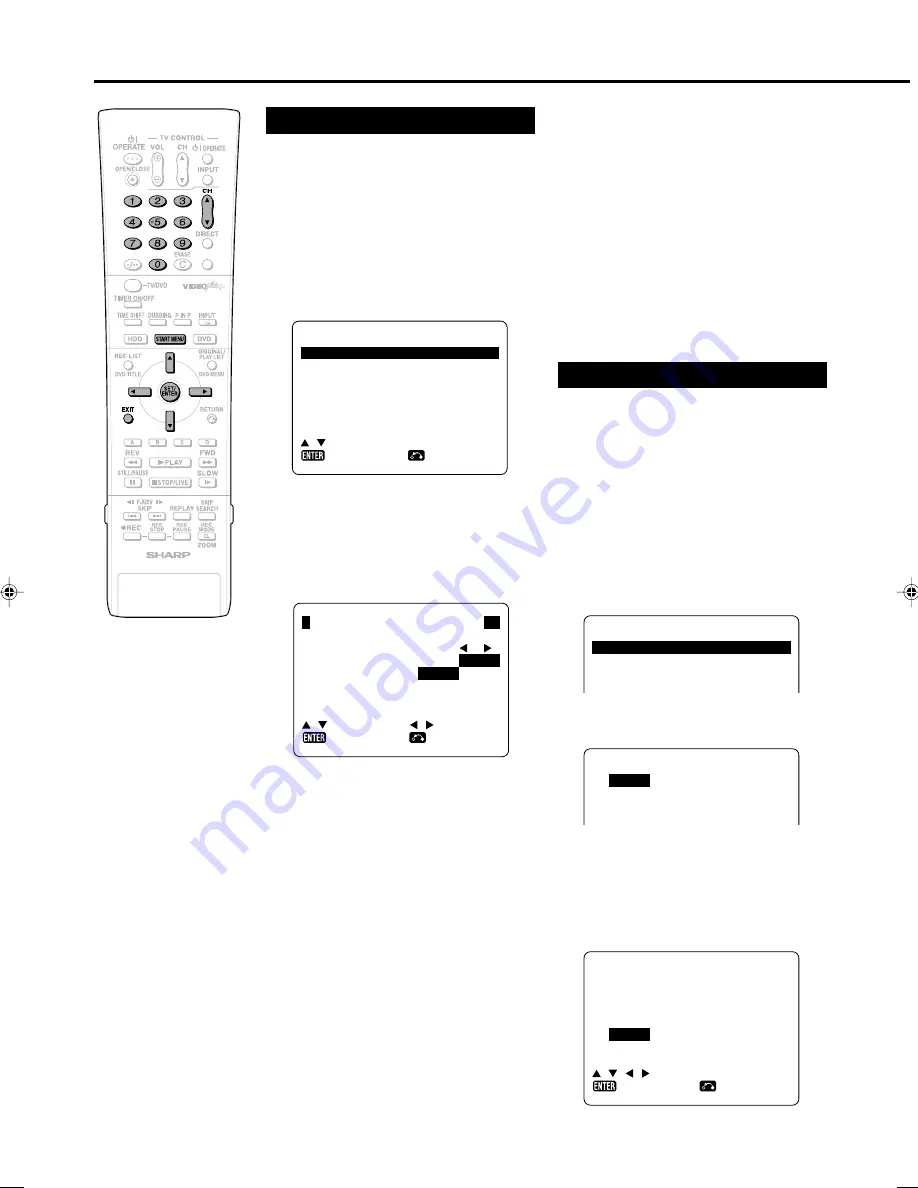 Sharp DV-HR300H Operation Manual Download Page 28