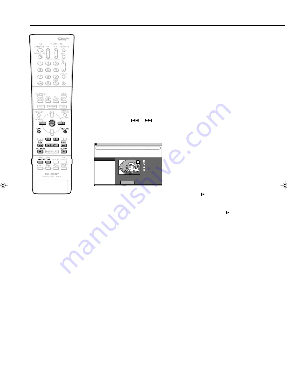 Sharp DV-HR400H Operation Manual Download Page 86