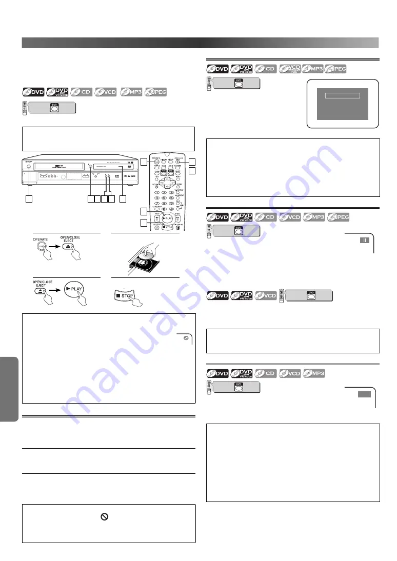 Sharp DV-NC200 Operation Manual Download Page 20