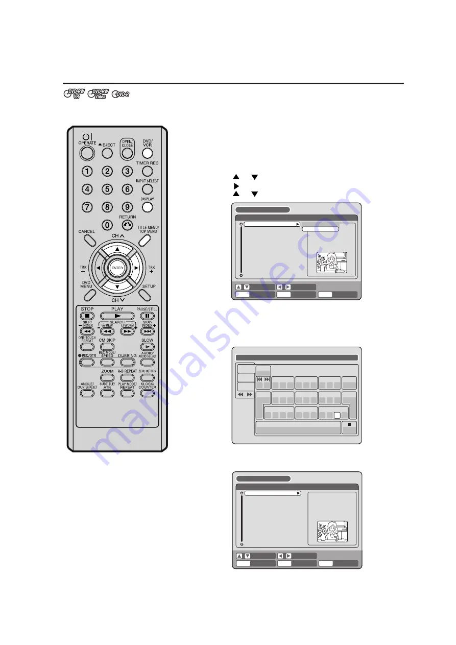 Sharp DV-RW250H Operation Manual Download Page 69