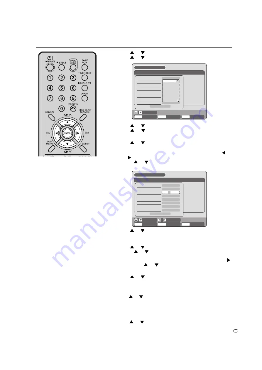 Sharp DV-RW270S Operation Manual Download Page 61