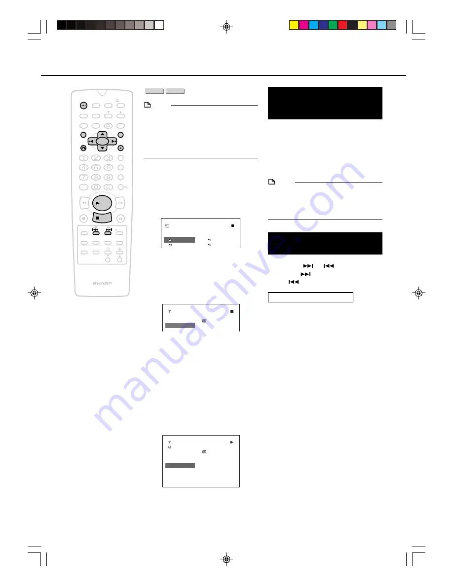 Sharp DV-RW2U Operation Manual Download Page 34