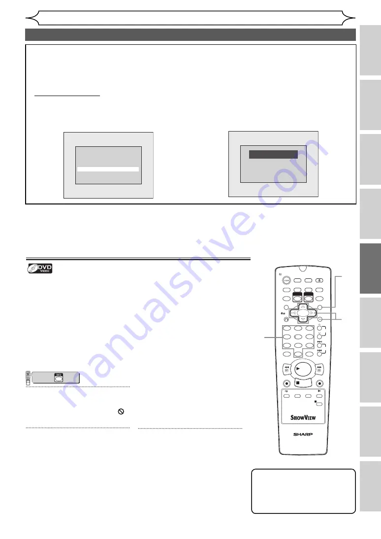 Sharp DV-RW370S Operation Manual Download Page 49