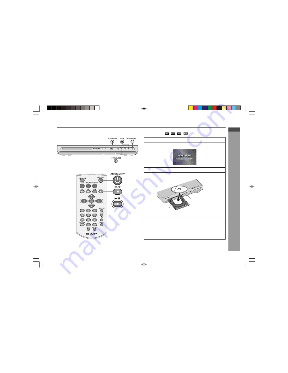 Sharp DV-SL1000W Operation Manual Download Page 29