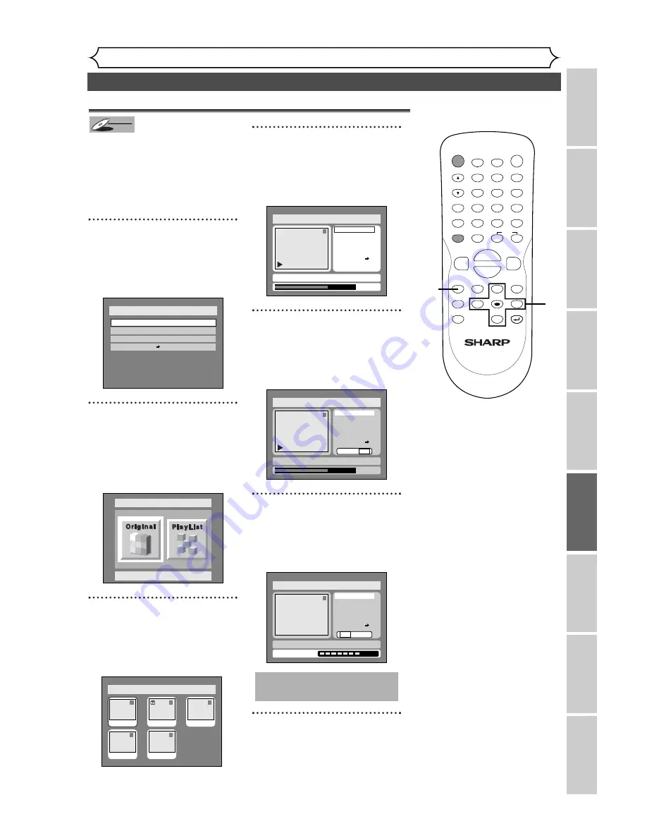 Sharp DV-SR45U Operation Manual Download Page 63