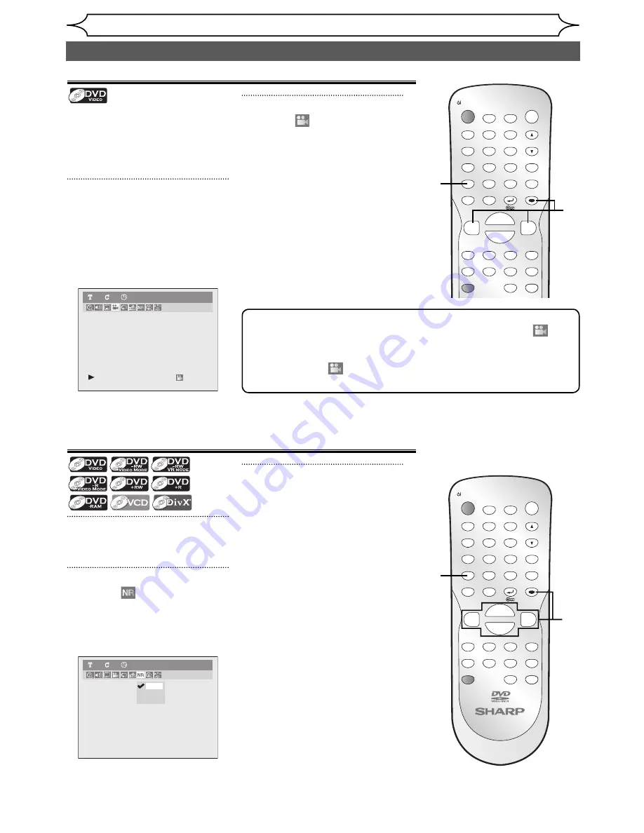 Sharp DV-SR84S Operation Manual Download Page 58