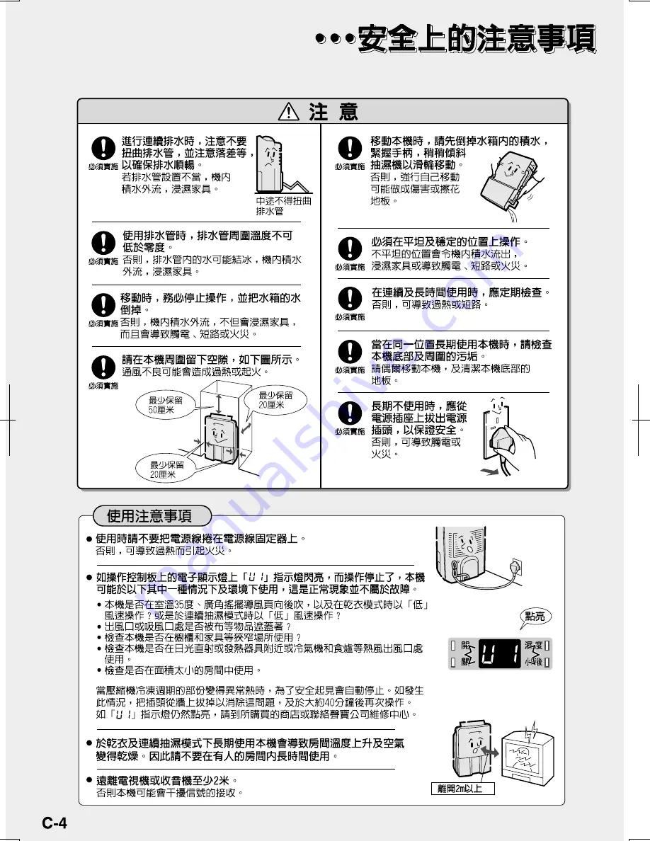 Sharp DW-R268A Operation Manual Download Page 24