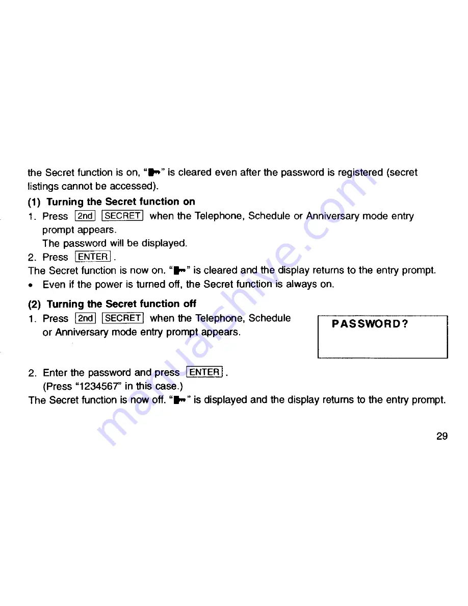 Sharp EL-6490 Operation Manual Download Page 30