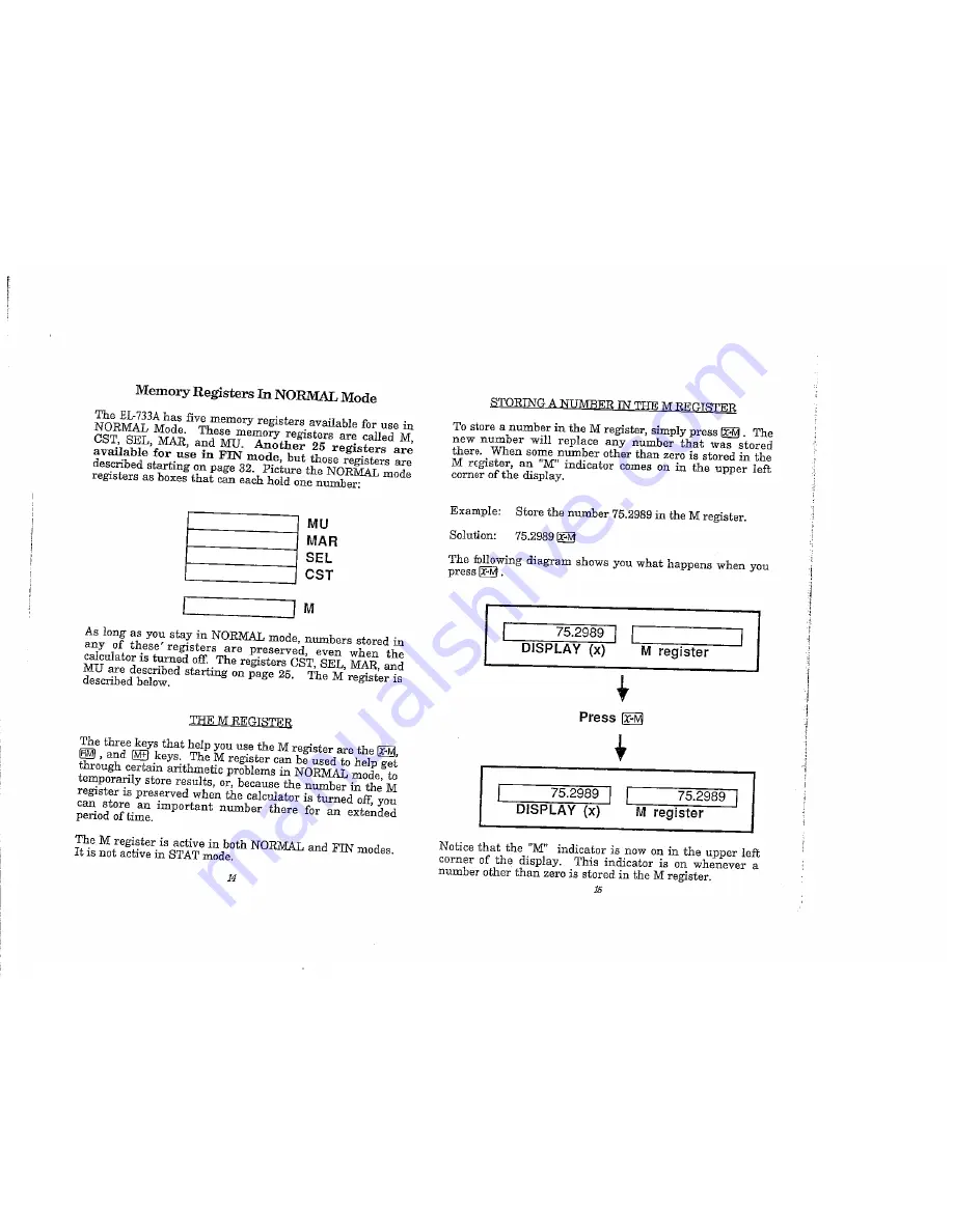 Sharp EL-733 Owner'S Manual Download Page 9