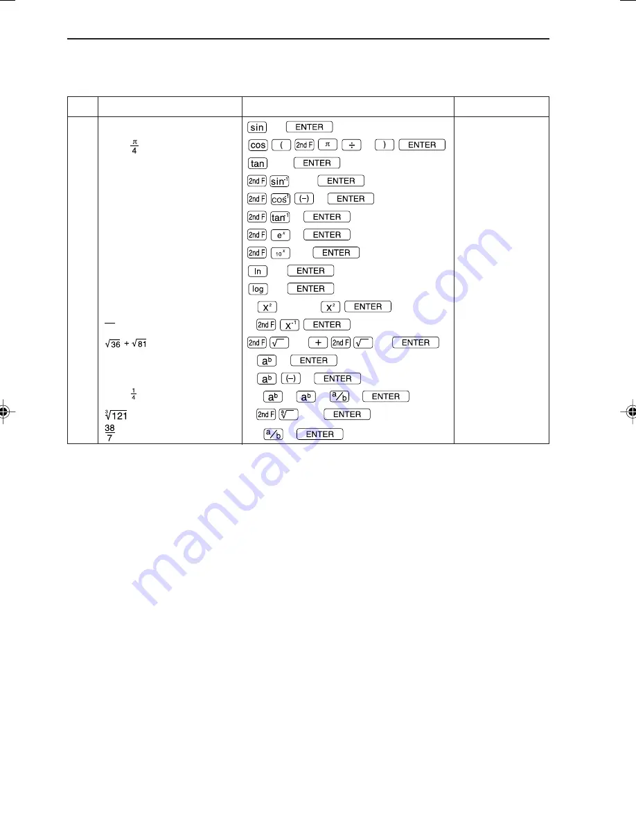 Sharp EL-9650 Скачать руководство пользователя страница 62