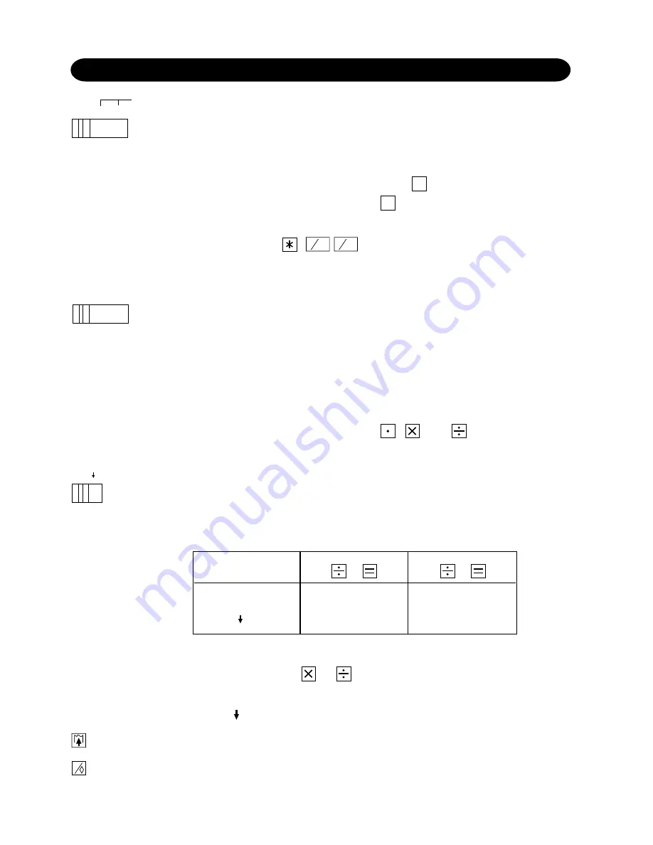 Sharp EL1801C - Semi-Desktop 2-Color Printing Calculator Operation Manual Download Page 4