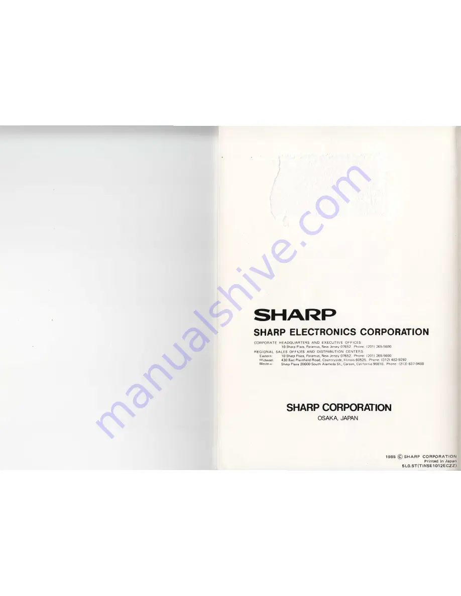 Sharp EL6300 Скачать руководство пользователя страница 35