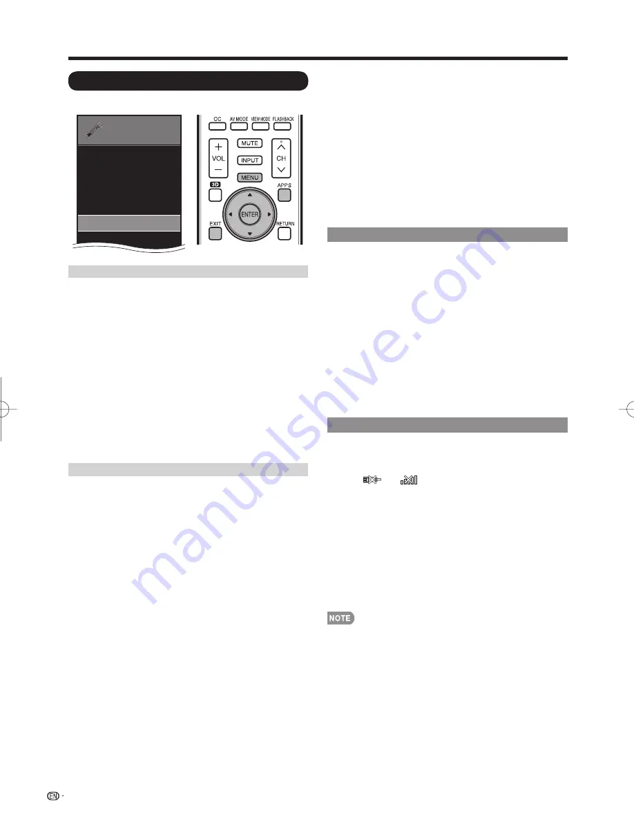 Sharp Elite PRO-60X5FD Operating Instructions Manual Download Page 74