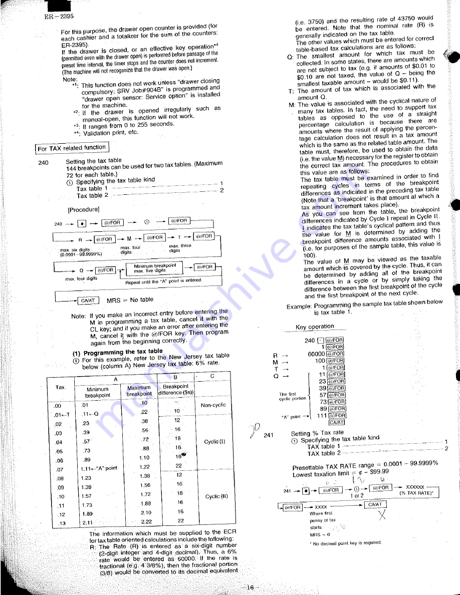 Sharp ER-2385 Service Manual Download Page 15