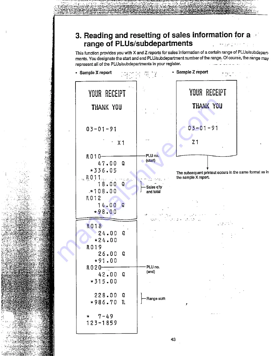 Sharp ER-2386 Instruction Manual Download Page 45