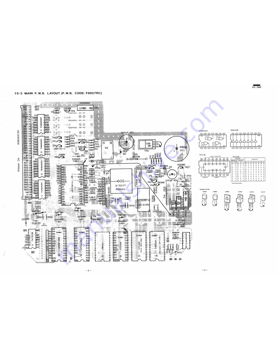 Sharp ER-2540 Скачать руководство пользователя страница 43