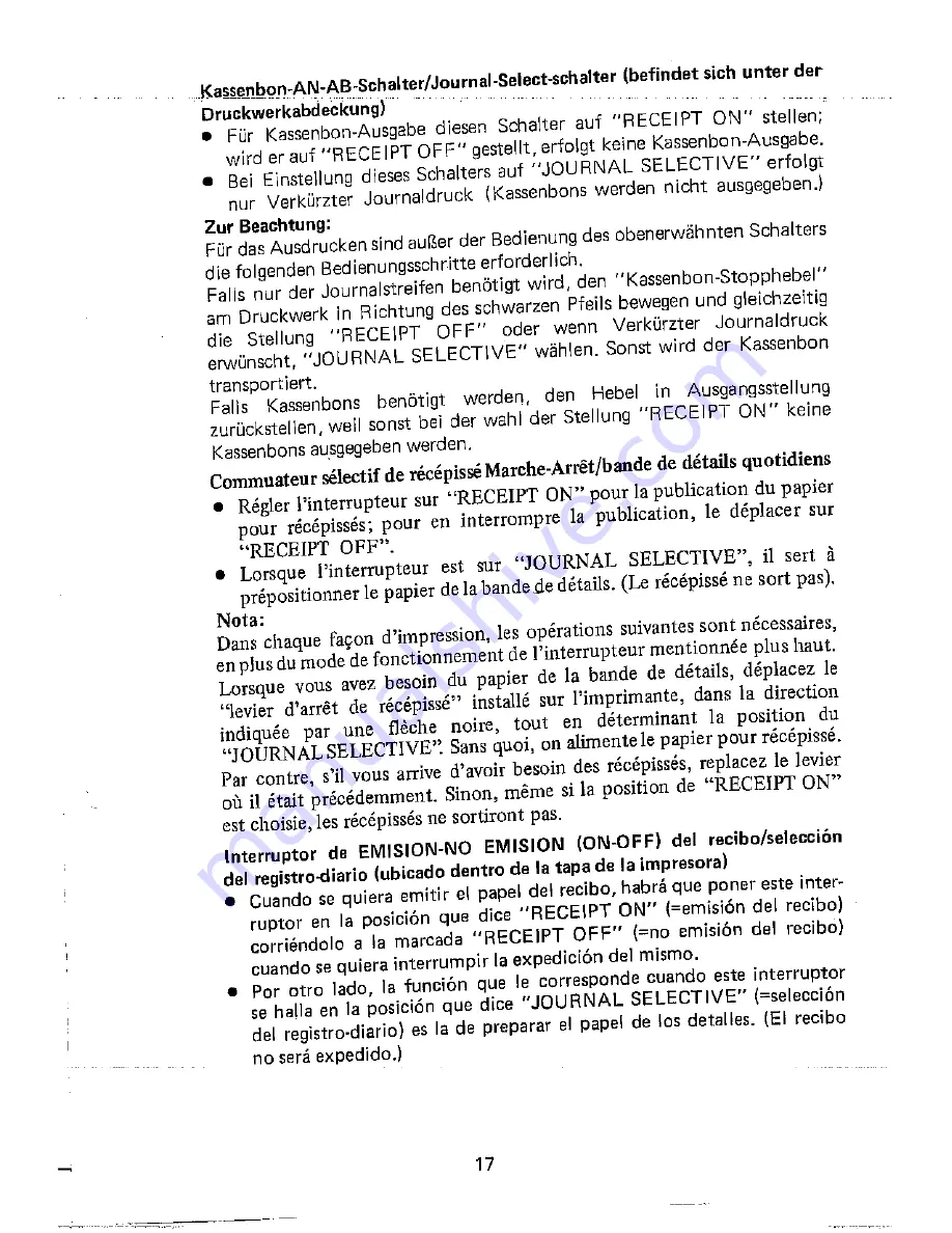 Sharp ER-2720 Instruction Manual Download Page 19