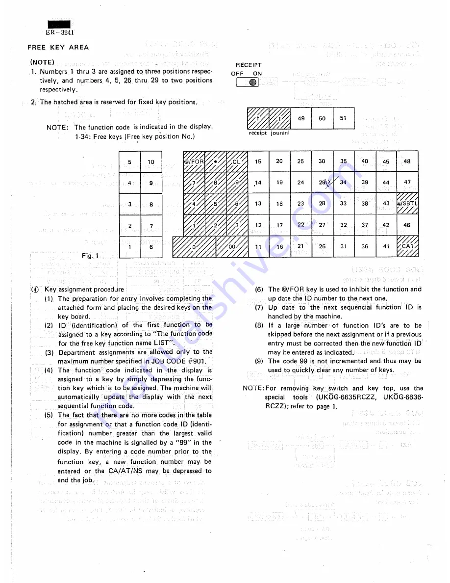 Sharp ER-3231 Скачать руководство пользователя страница 20