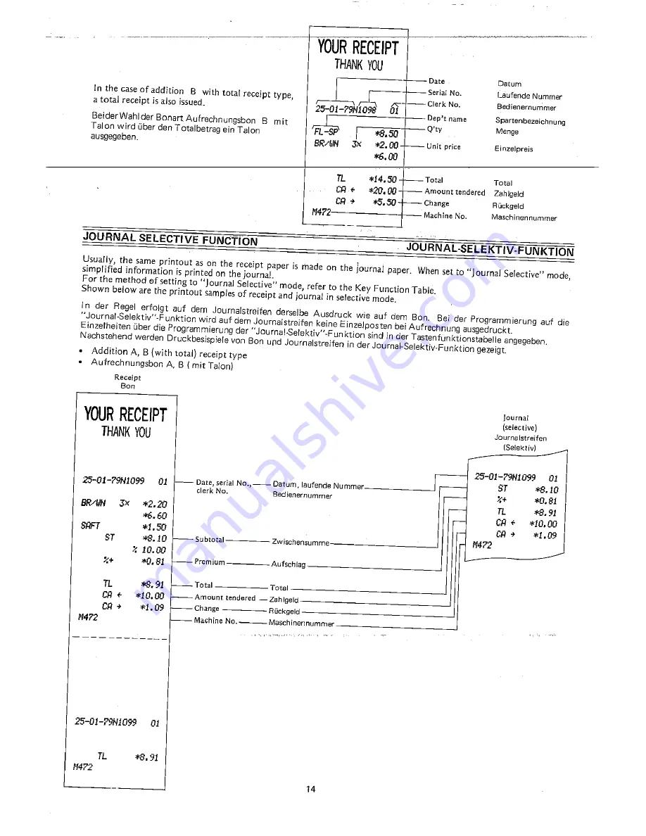 Sharp ER-4700 Instruction Manual Download Page 16