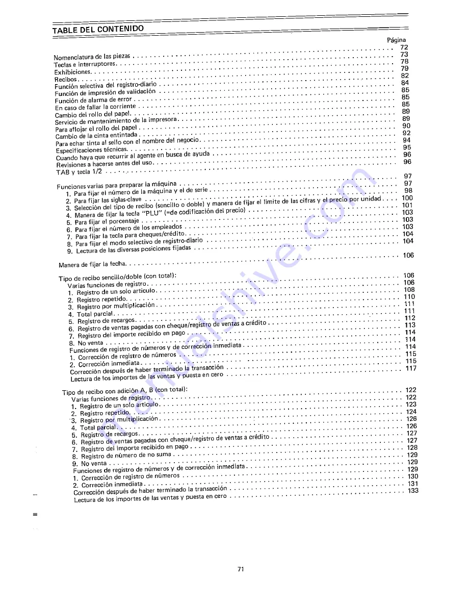 Sharp ER-4700 Instruction Manual Download Page 73