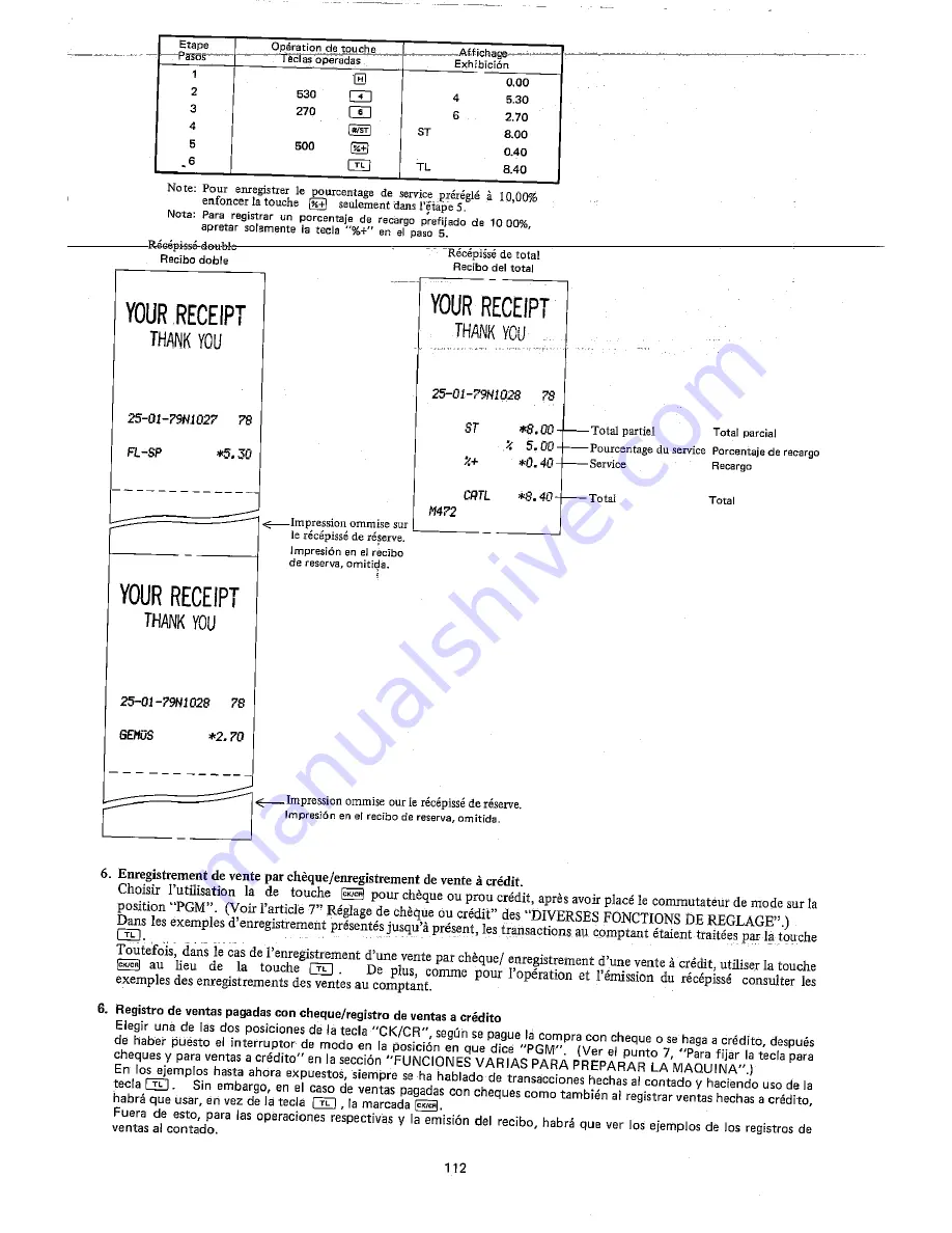 Sharp ER-4700 Instruction Manual Download Page 114