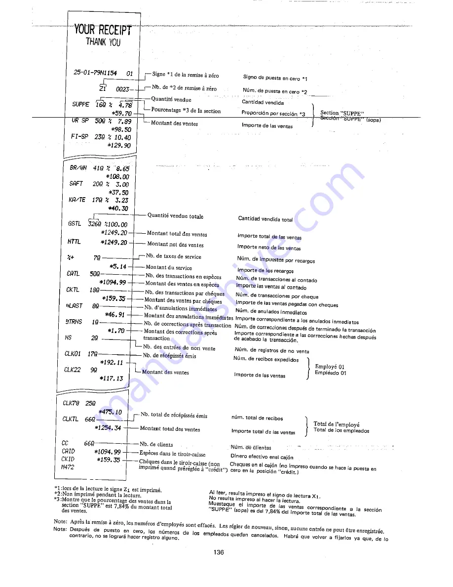 Sharp ER-4700 Скачать руководство пользователя страница 138