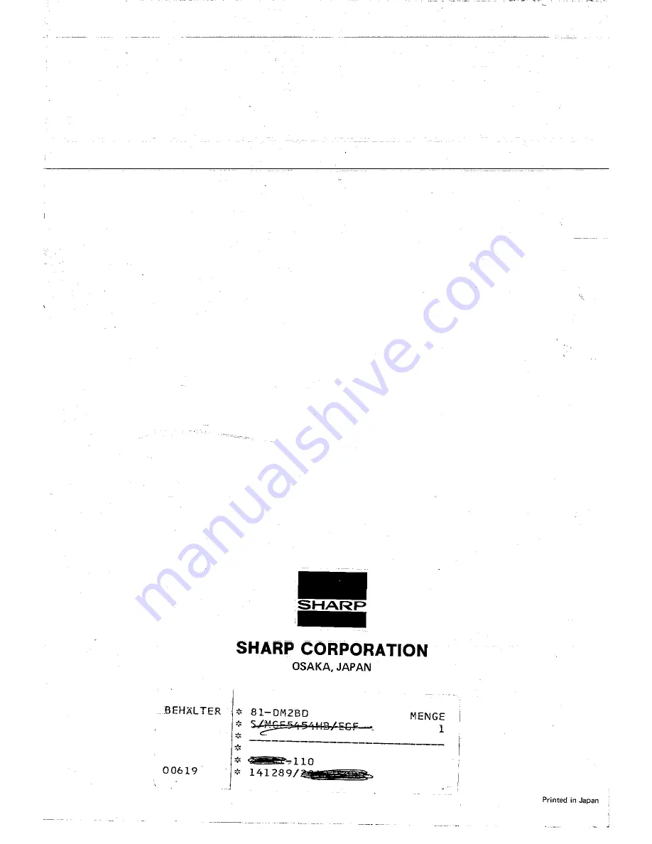 Sharp ER-4700 Instruction Manual Download Page 144