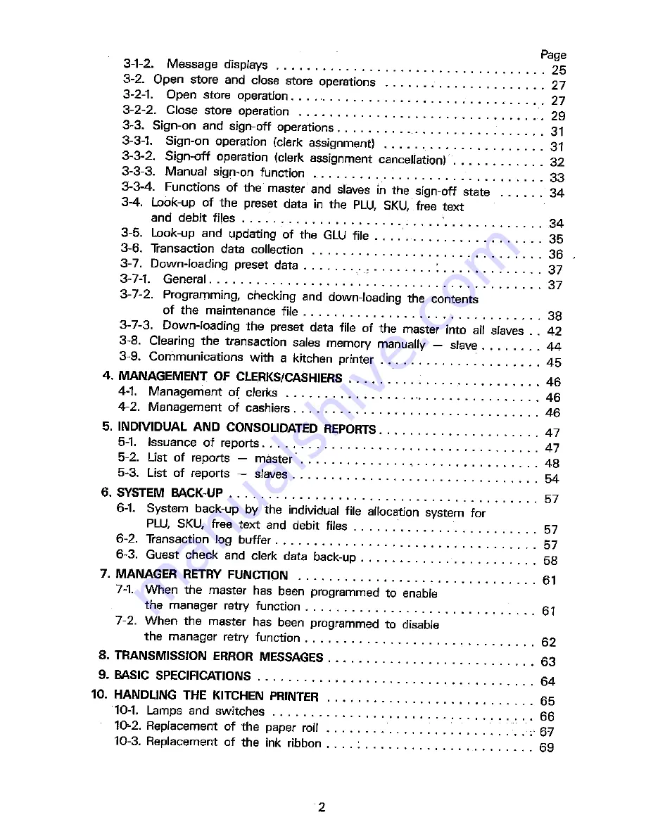 Sharp ER-8700 Instruction Manual Download Page 4