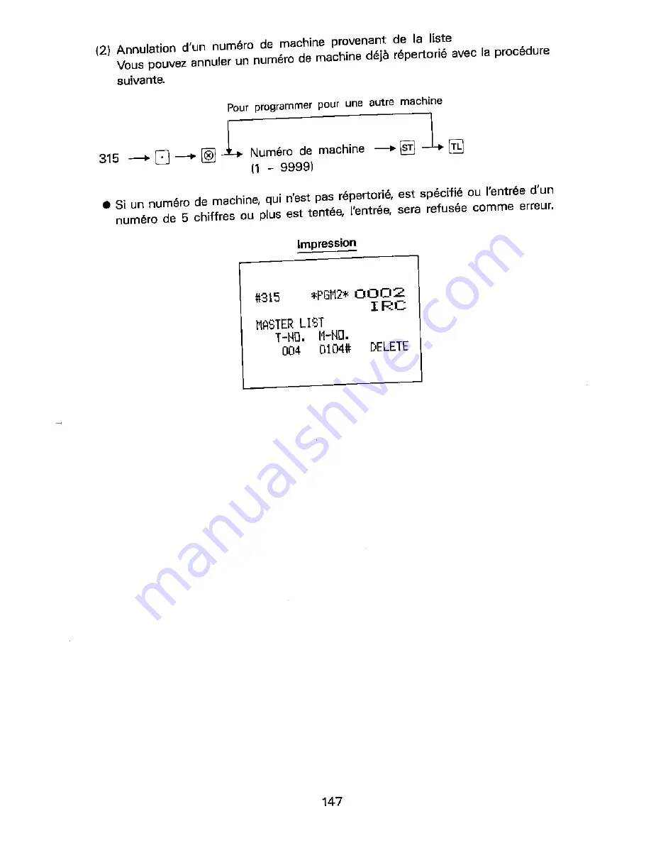 Sharp ER-8700 Instruction Manual Download Page 149