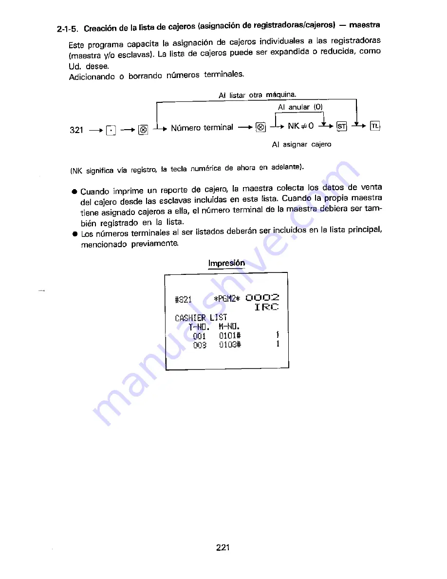 Sharp ER-8700 Instruction Manual Download Page 221