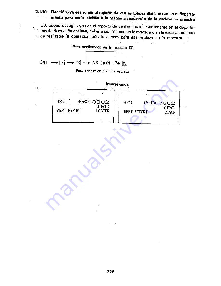 Sharp ER-8700 Instruction Manual Download Page 226