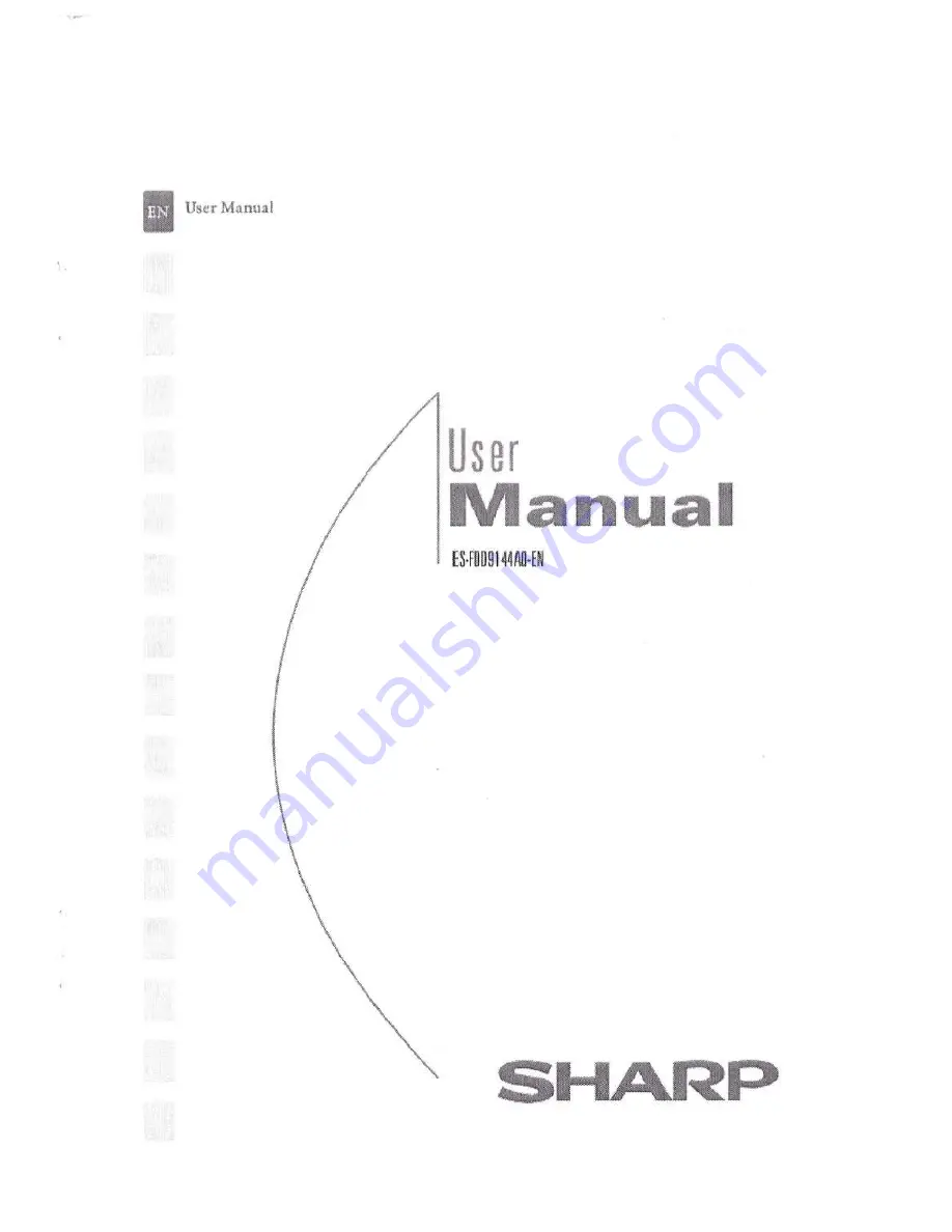 Sharp ES-FDD9144A0-EN User Manual Download Page 1