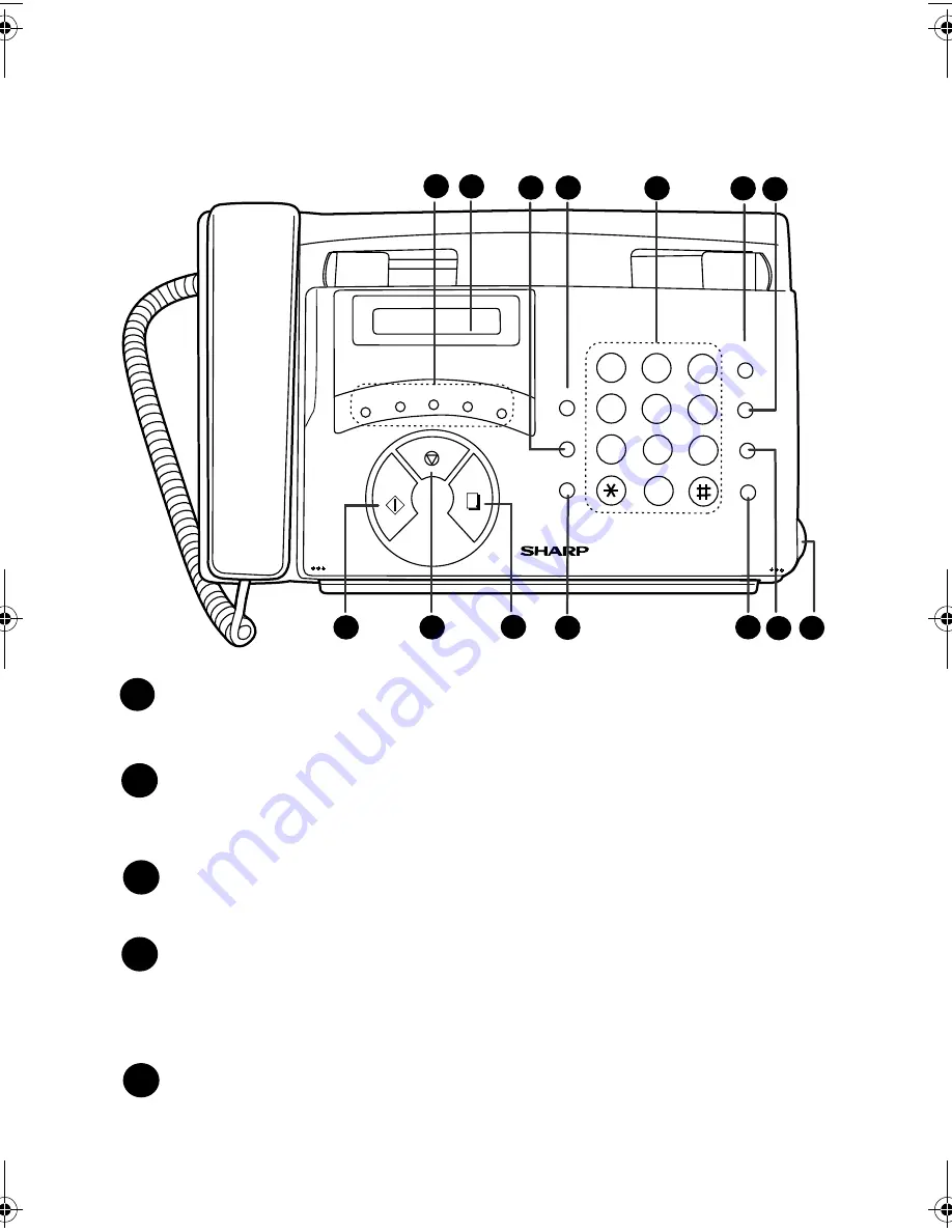 Sharp FO-10 Operation Manual Download Page 9